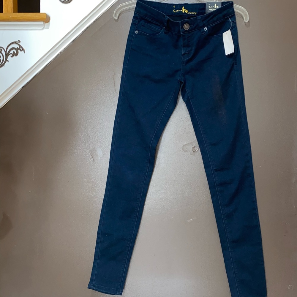Ink stretch denim skinny jeans 2